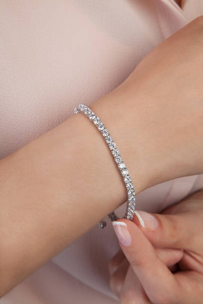 bracelet diamant en or blanc 18k