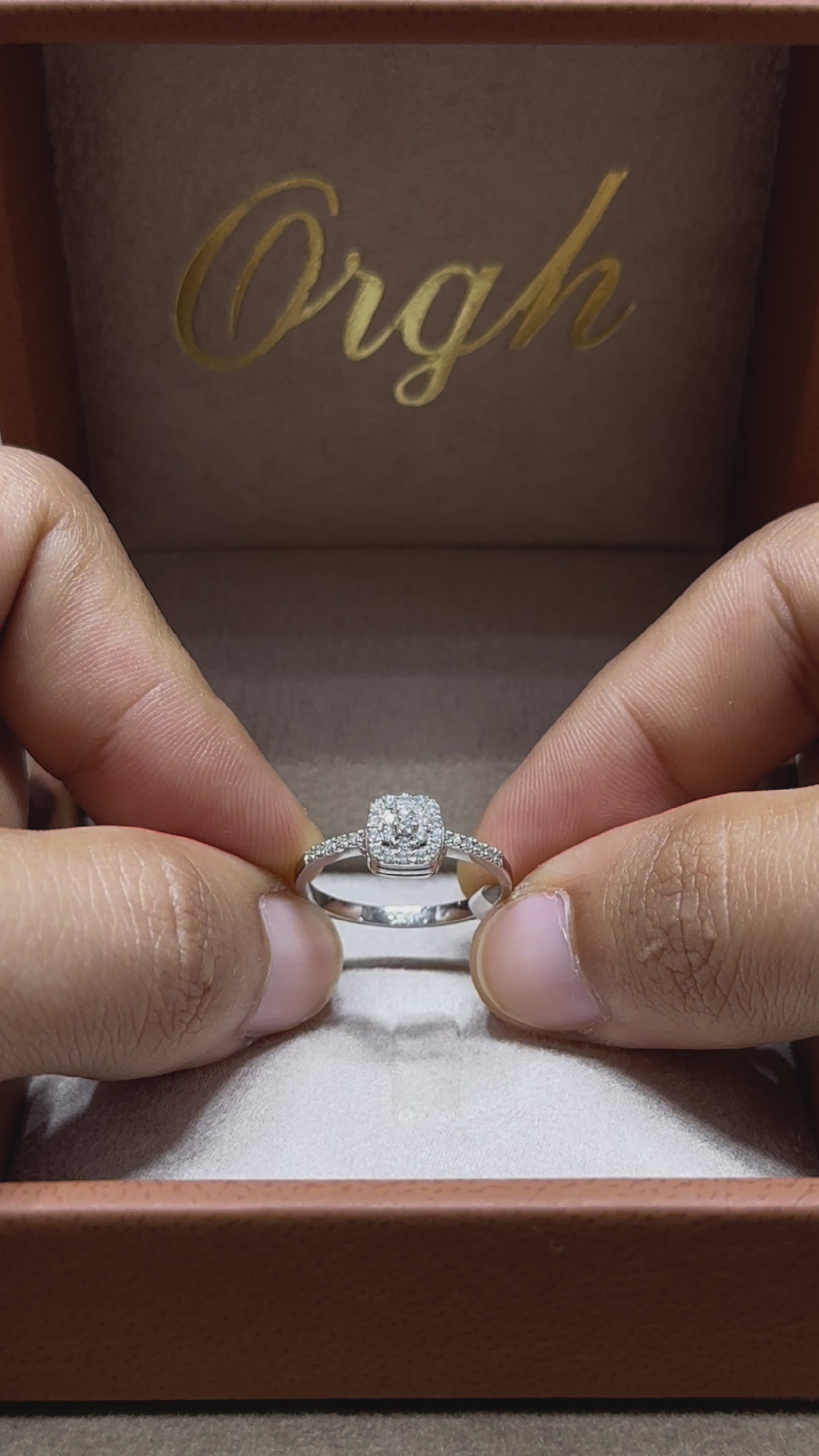 Bague diamant - Cuadrado