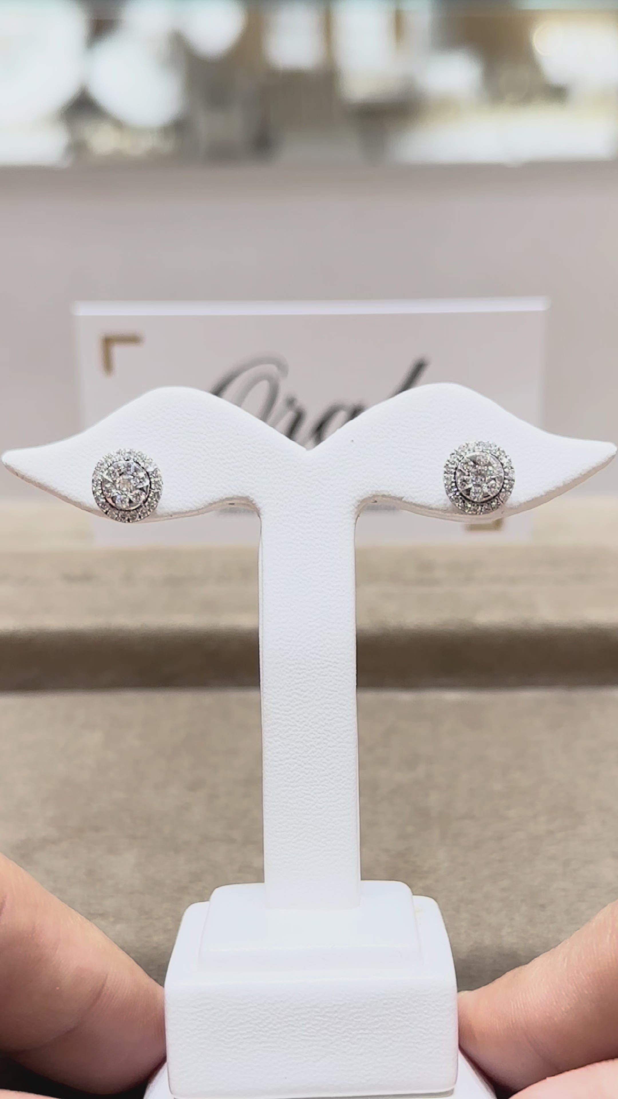 Boucles d'oreilles diamant - Punta Tonda