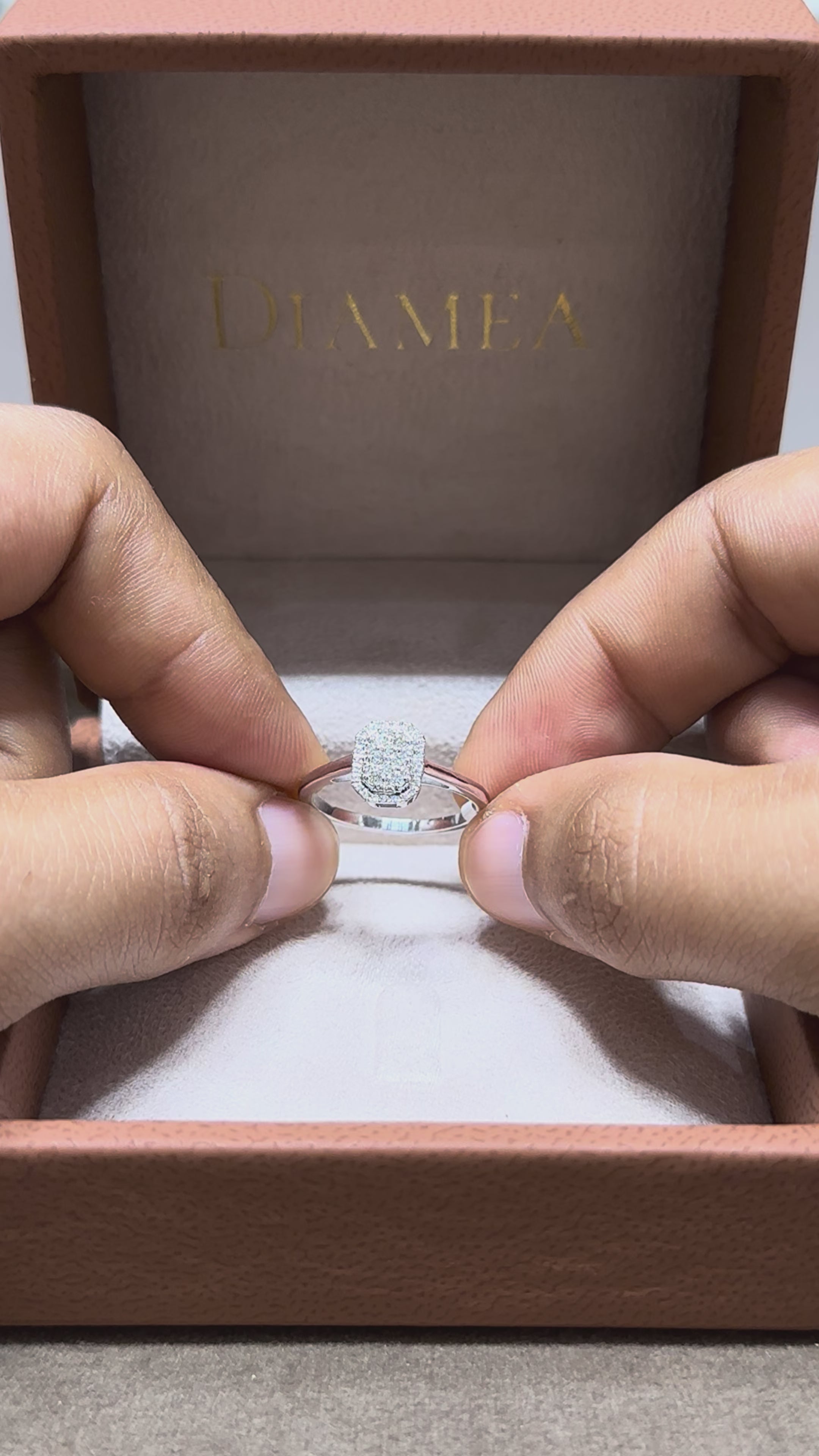 Bague diamant - Rettangolo Spezzato