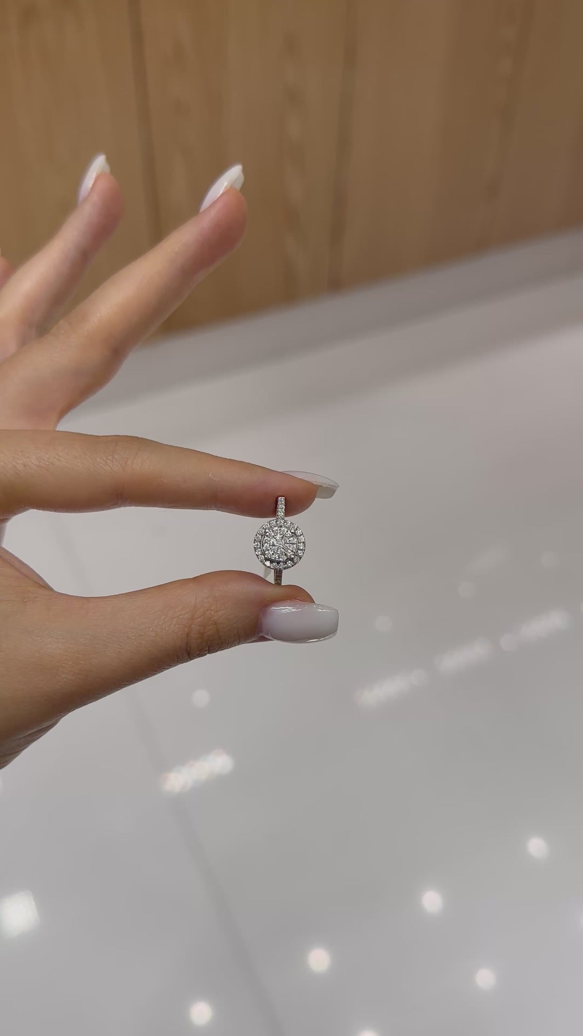 Bague diamant Ronde Diamants – Diamea – vidéo 2