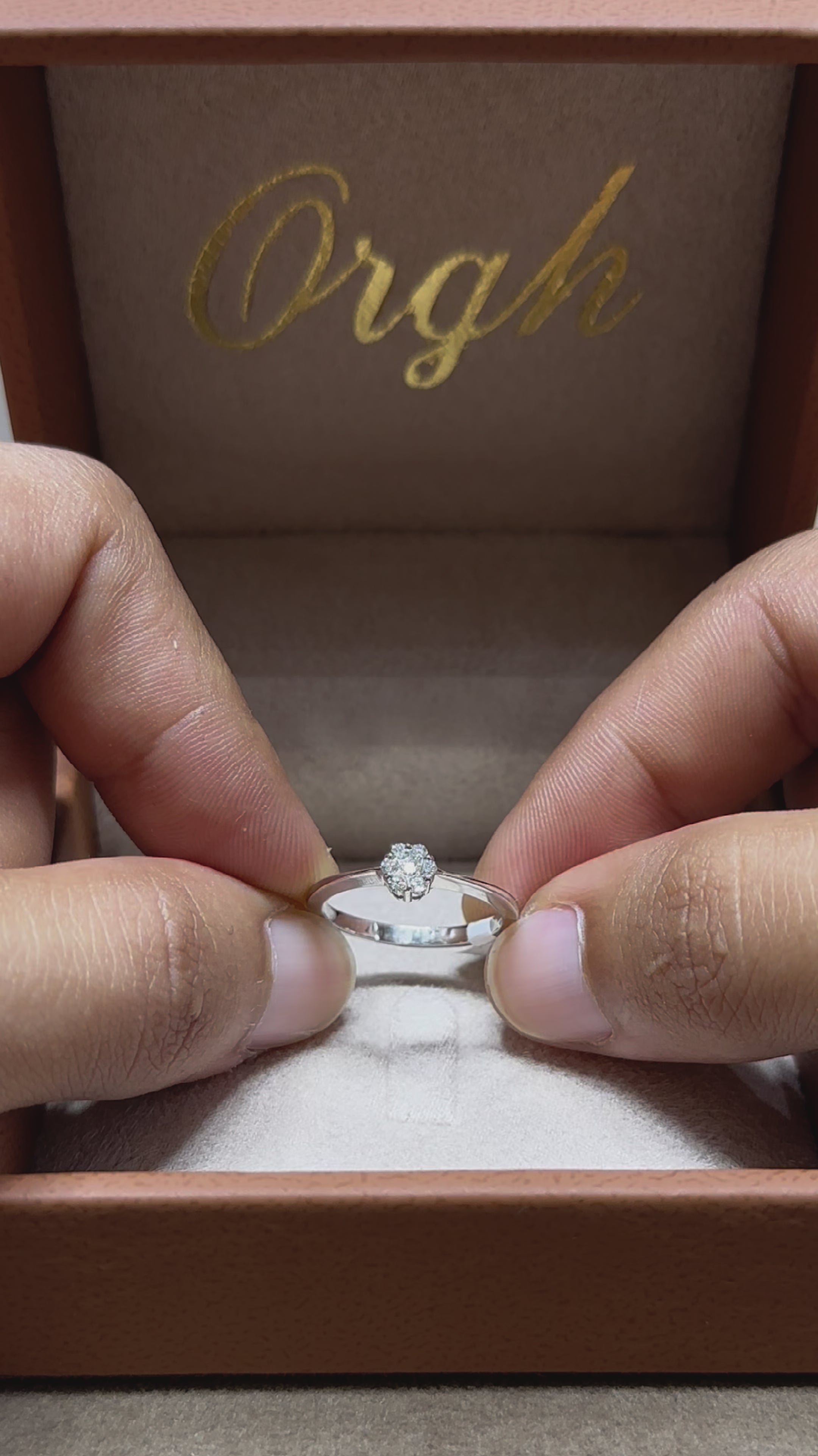 Bague diamant - Piccola margherita