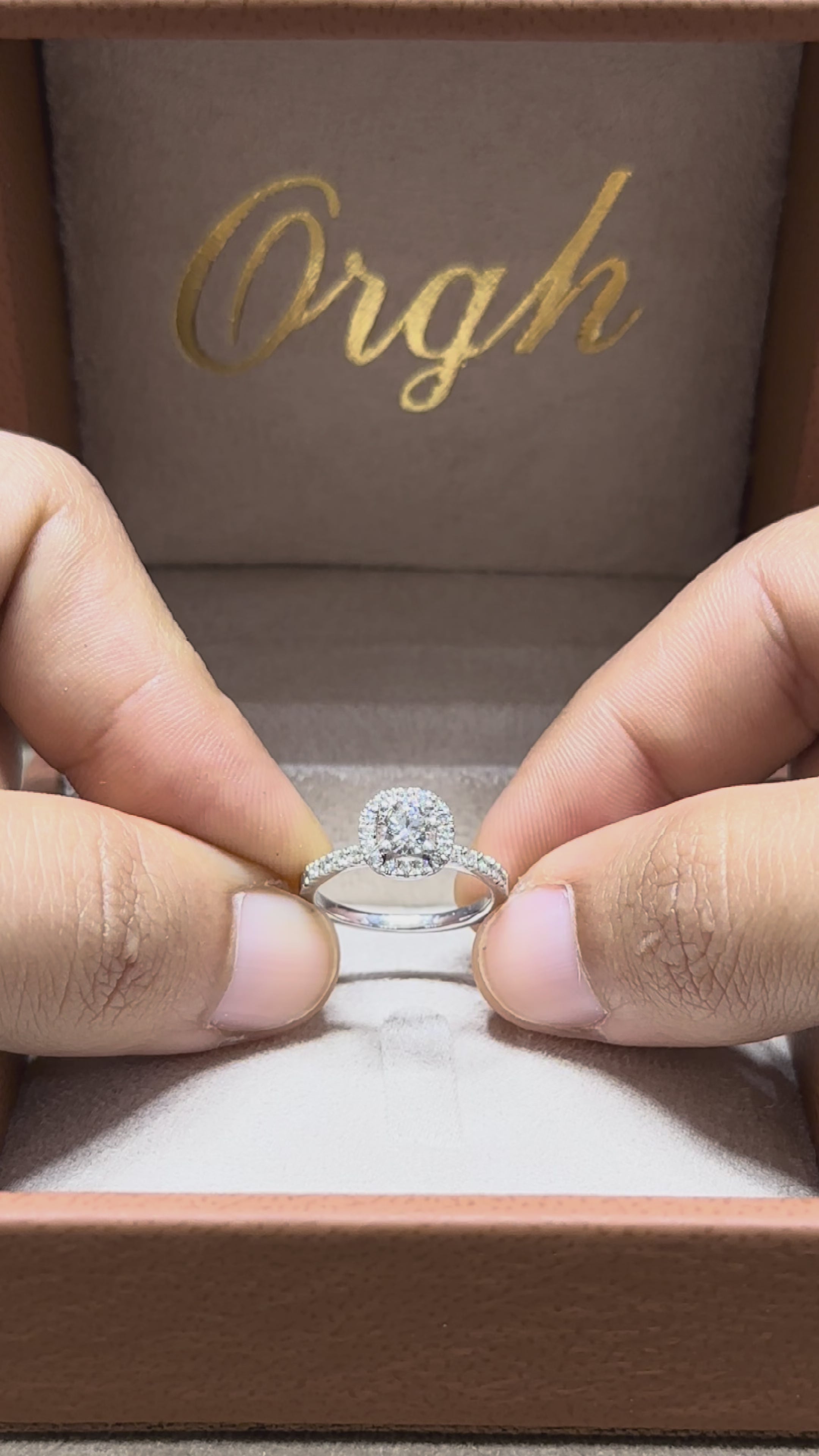 Bague diamant - Cushion Style