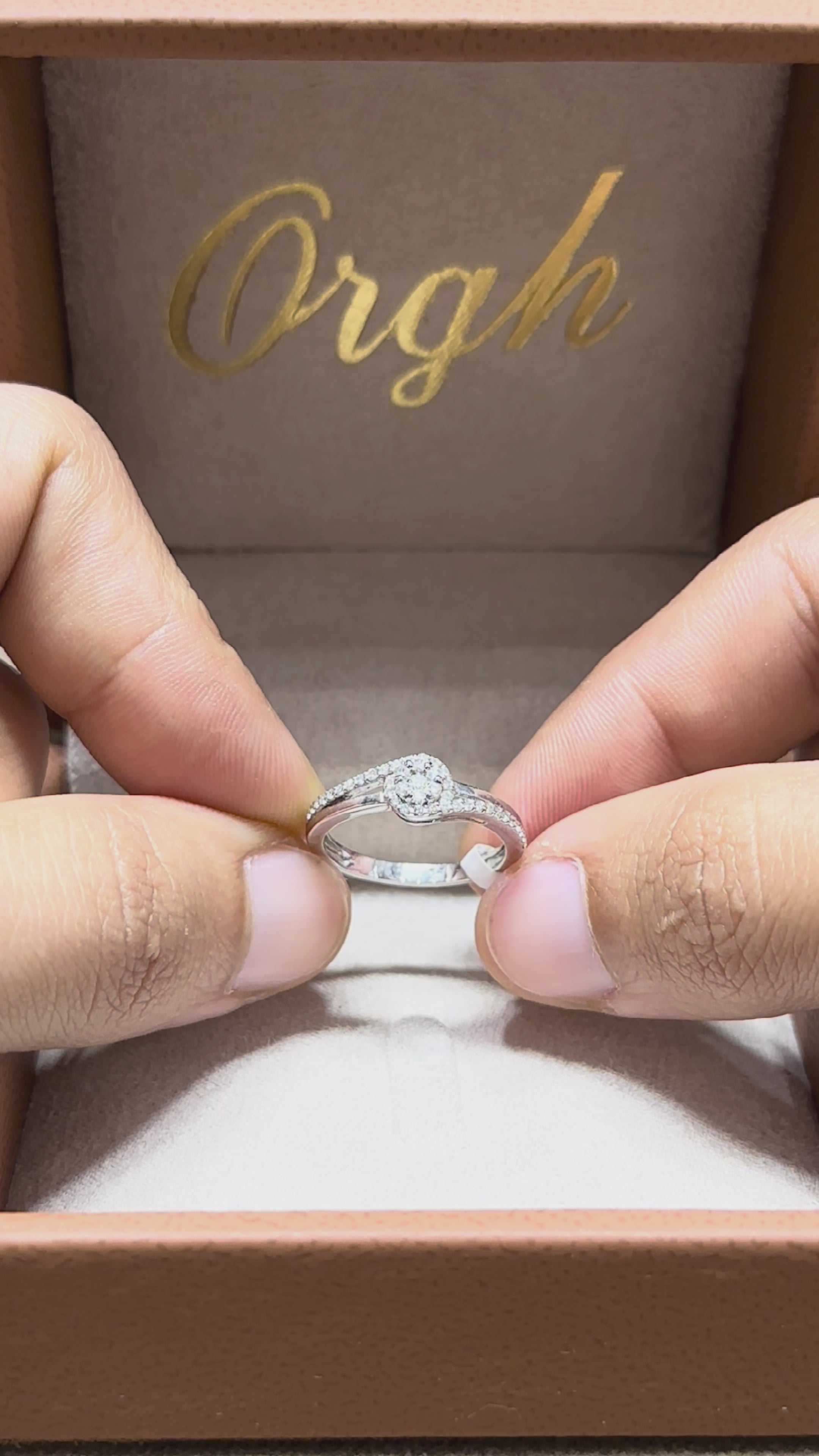 Bague diamant - Onda