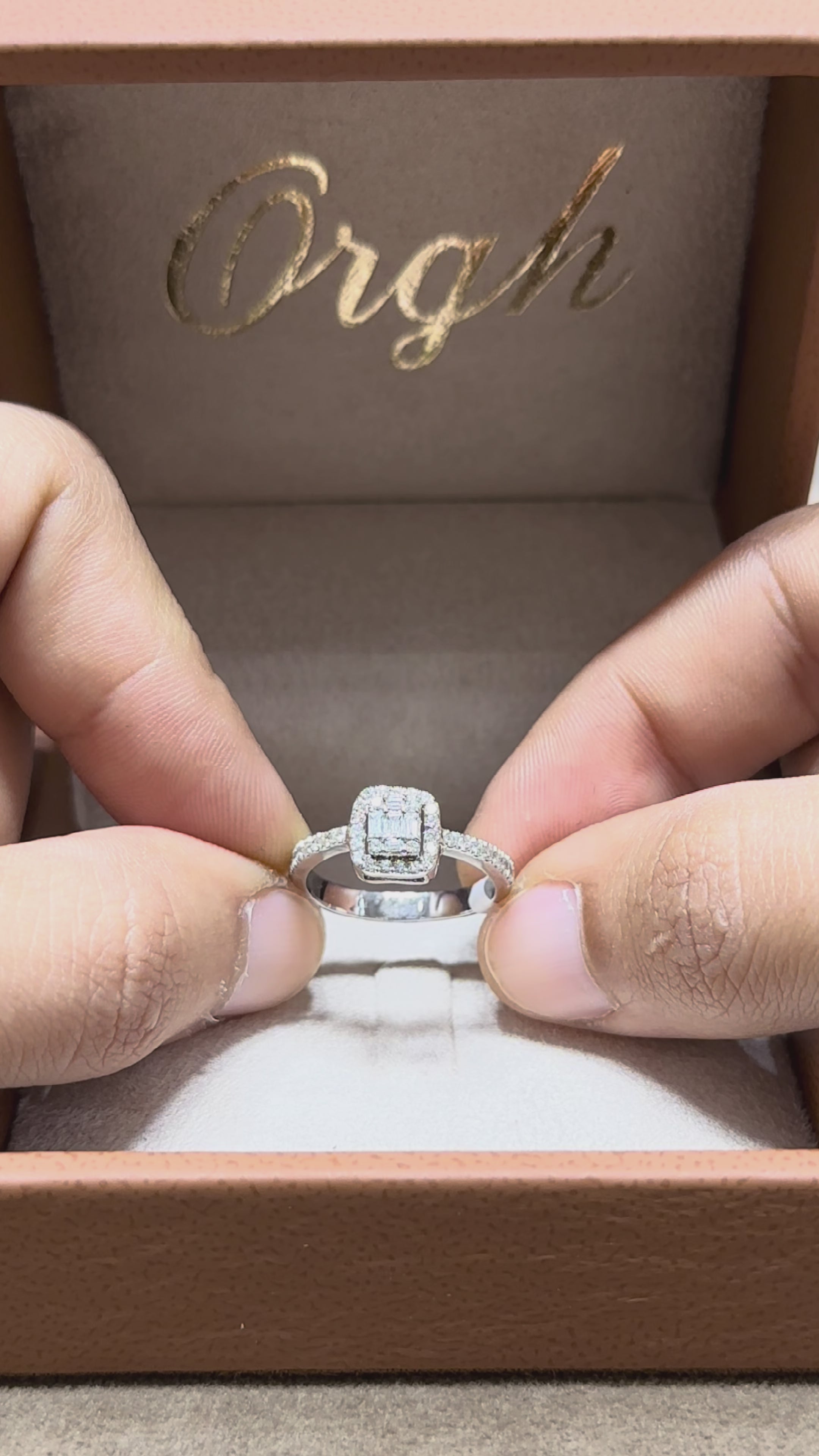 Bague diamant - Bacchette Dure