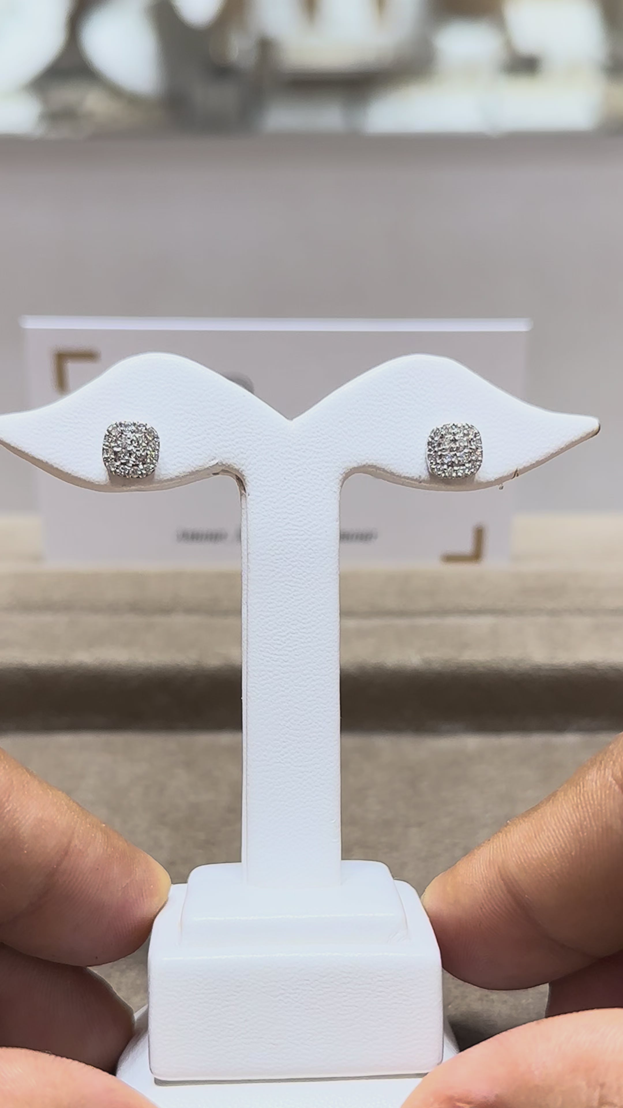 Boucles d'oreilles diamant - Piccola Piazza