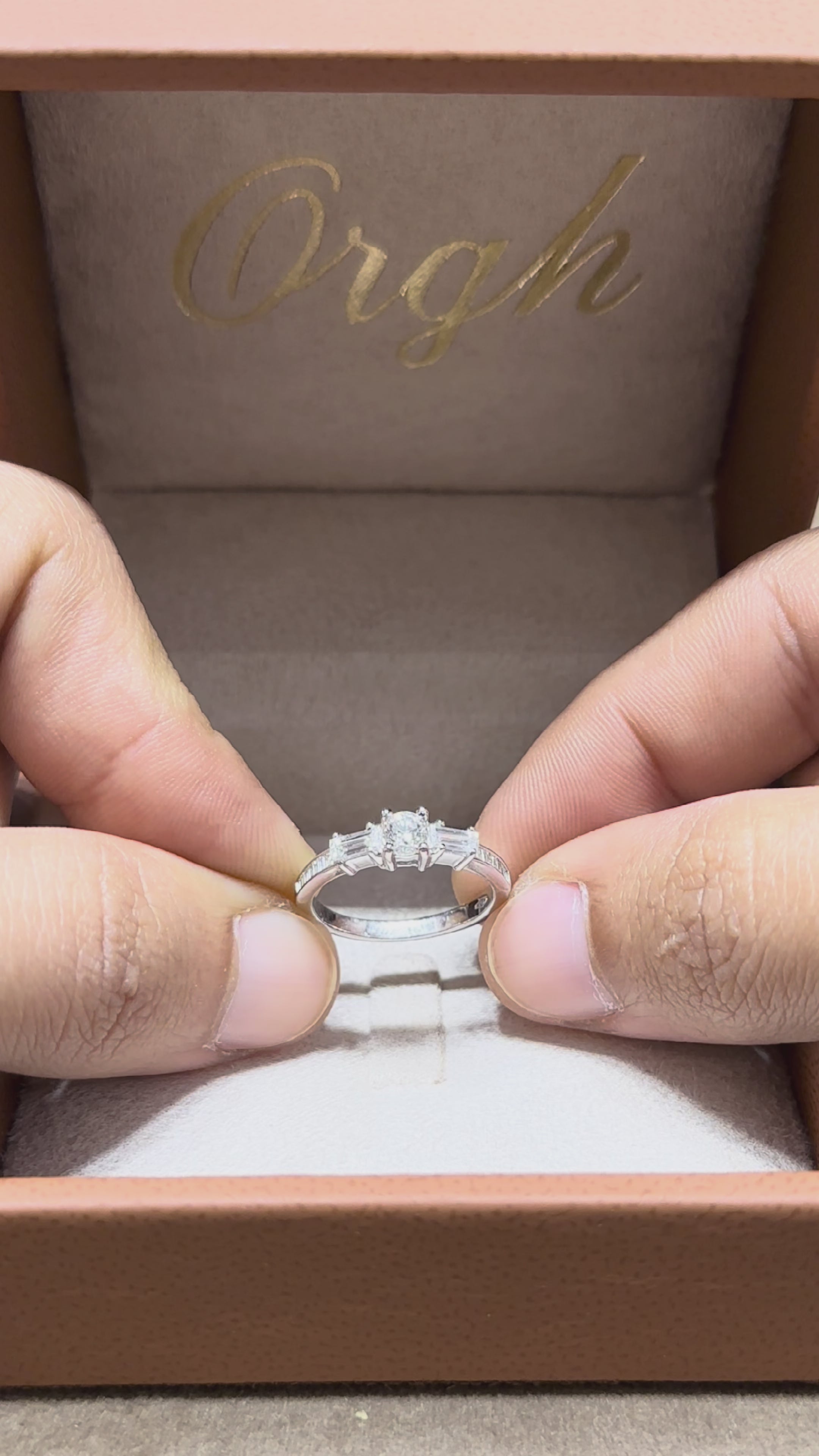 Bague diamant - Trellis