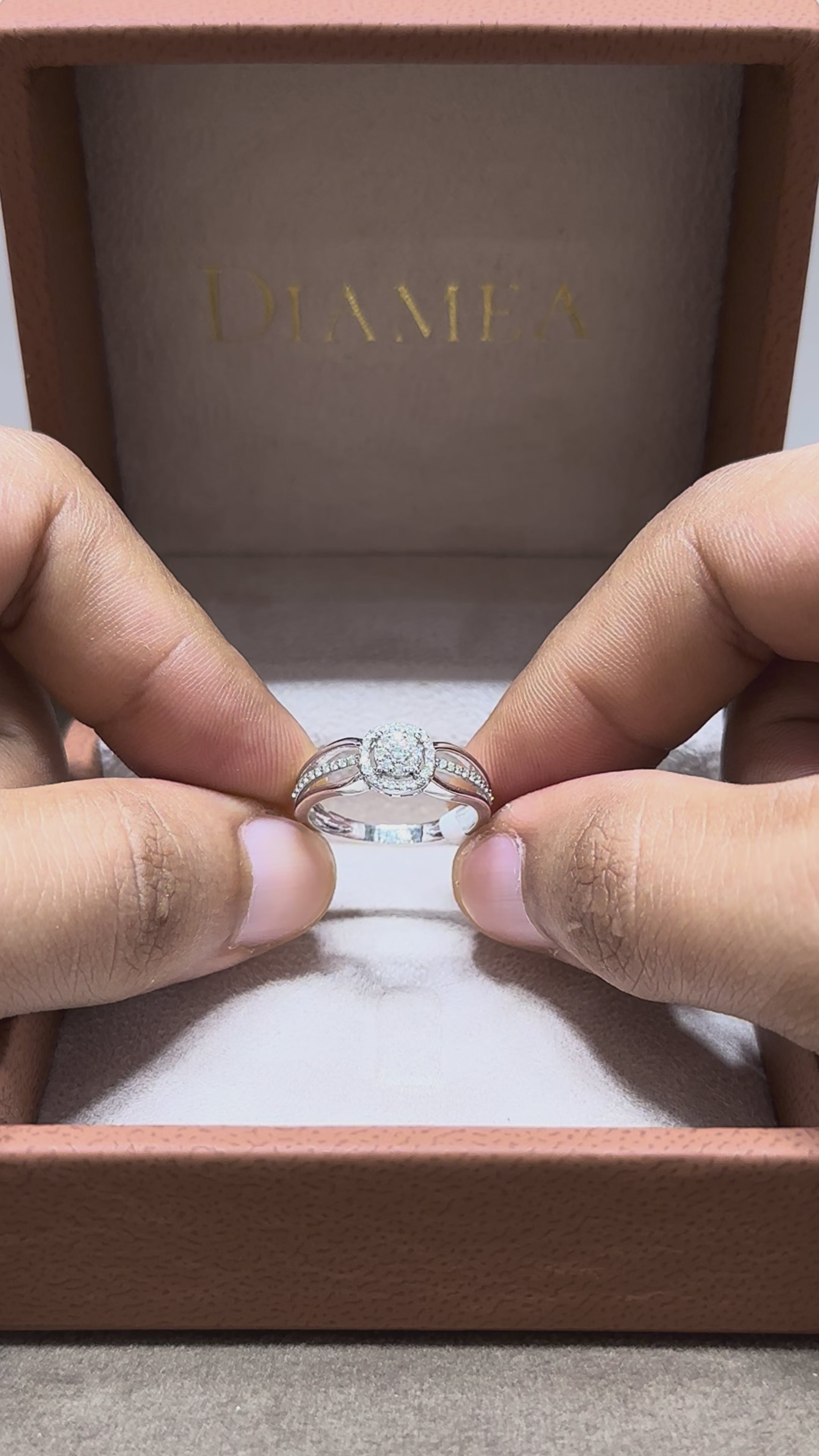 Bague diamant - Quadrato Fasciato