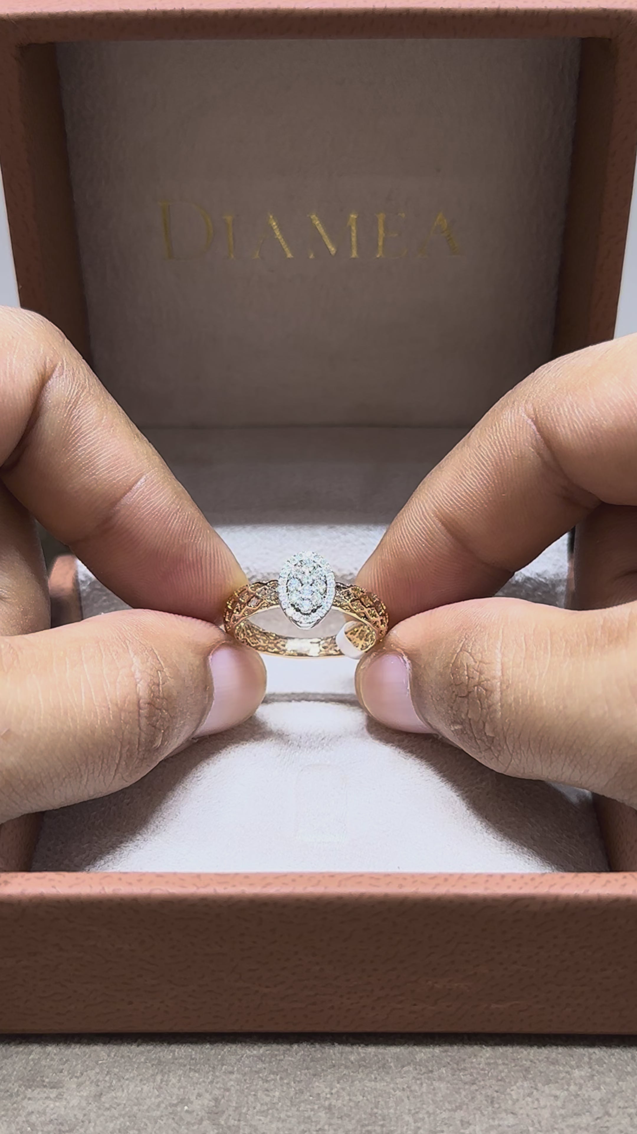 Bague diamant - Ovale Bianco