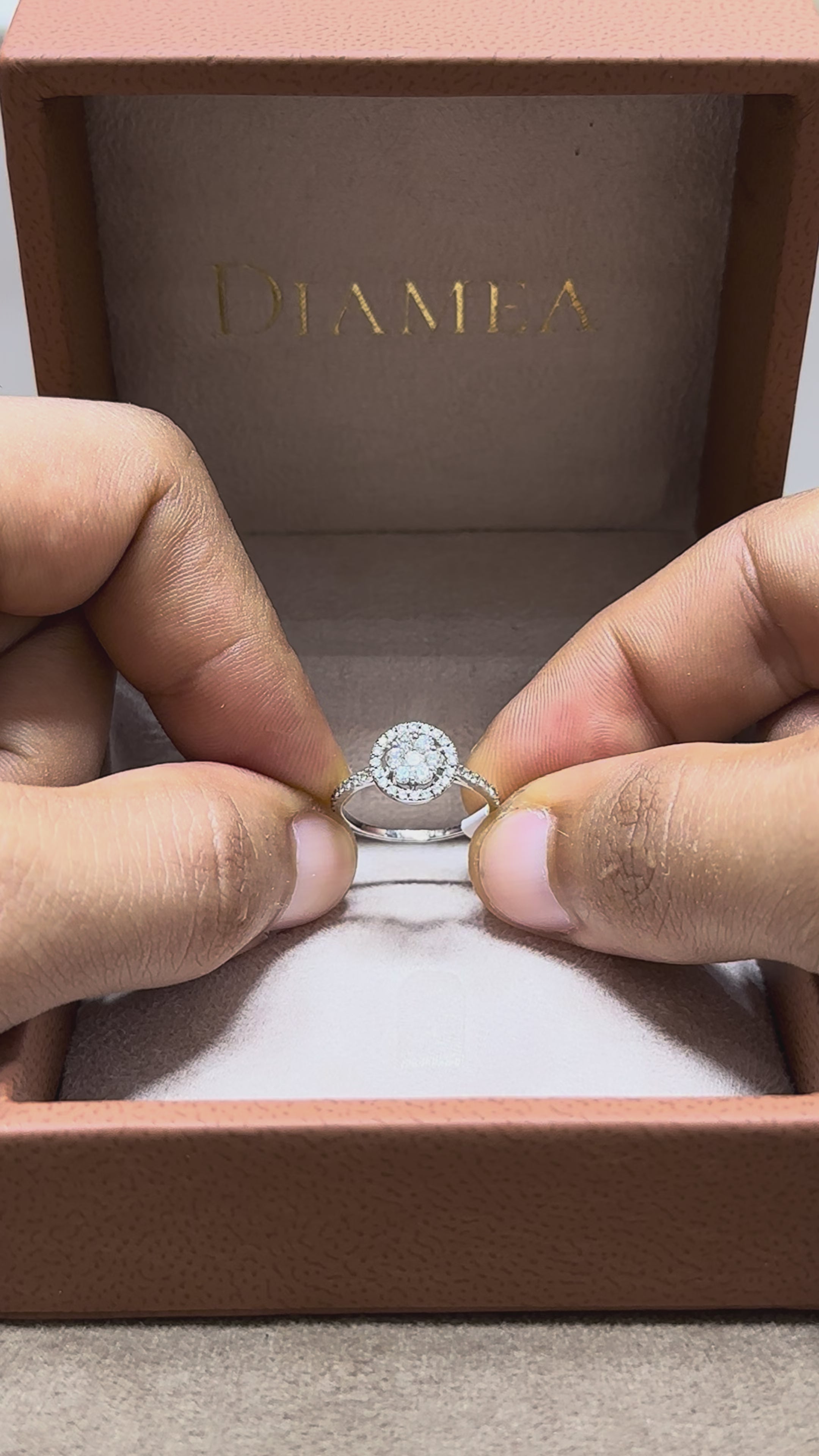 Bague diamant - Fiore Circolare