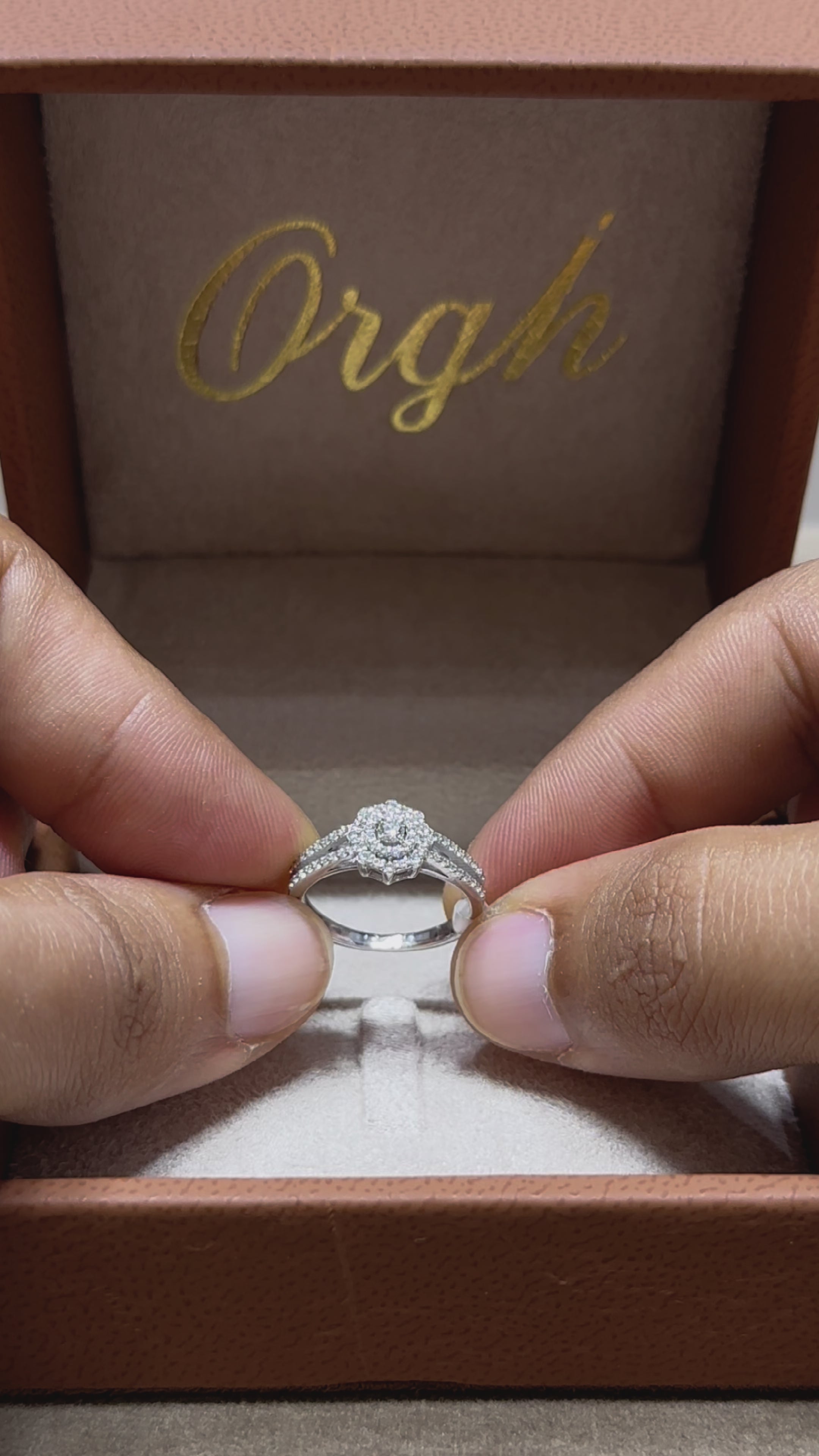 Bague diamant - Esagono