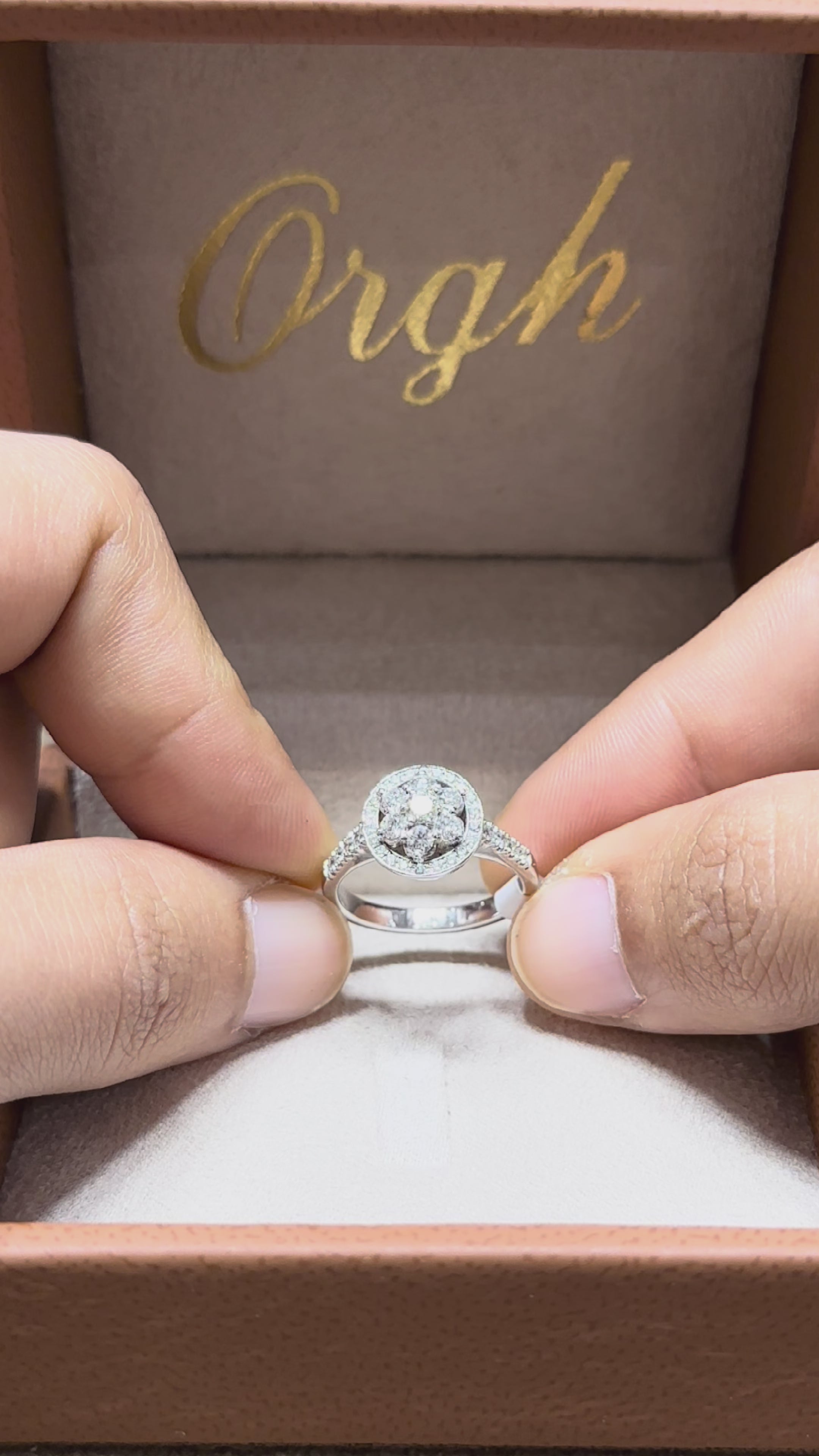 Bague diamant - Fiore Centrale