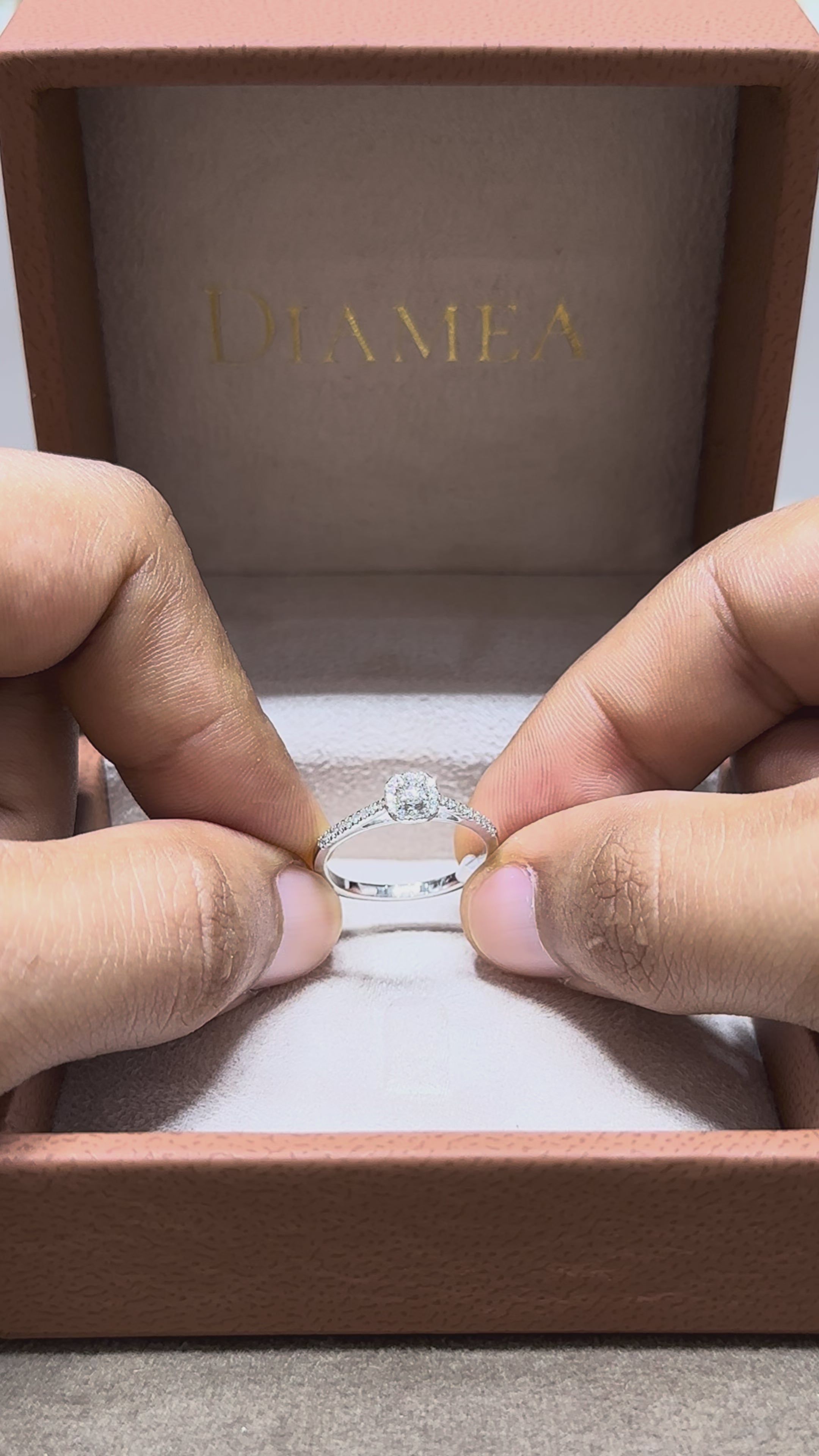 Bague diamant - Quadrato Rotondo